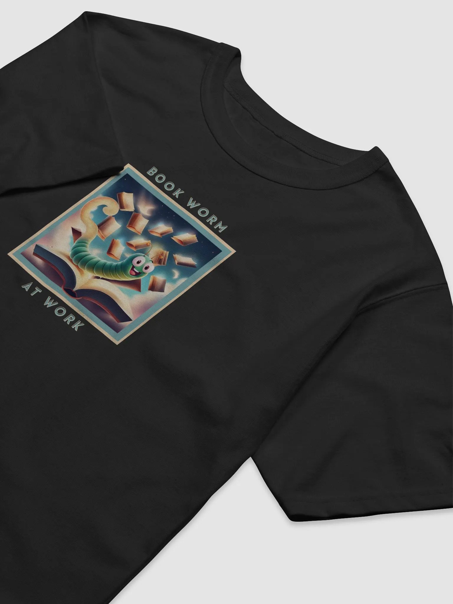 Book Worm at Work Relaxed Fit T-Shirt product image (12)
