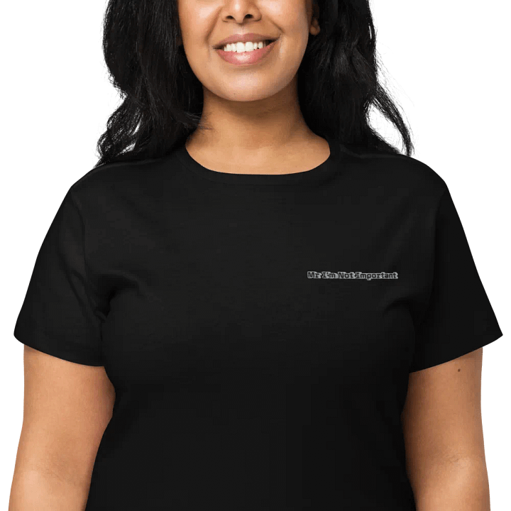 Women's High-Waisted Tee - Embroidered - I'm Not Important product image (1)