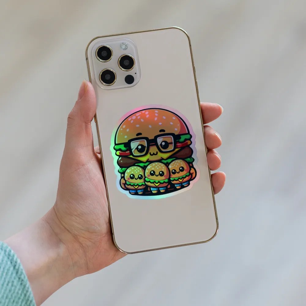 Burger Buddies Holographic Sticker Sheet product image (8)
