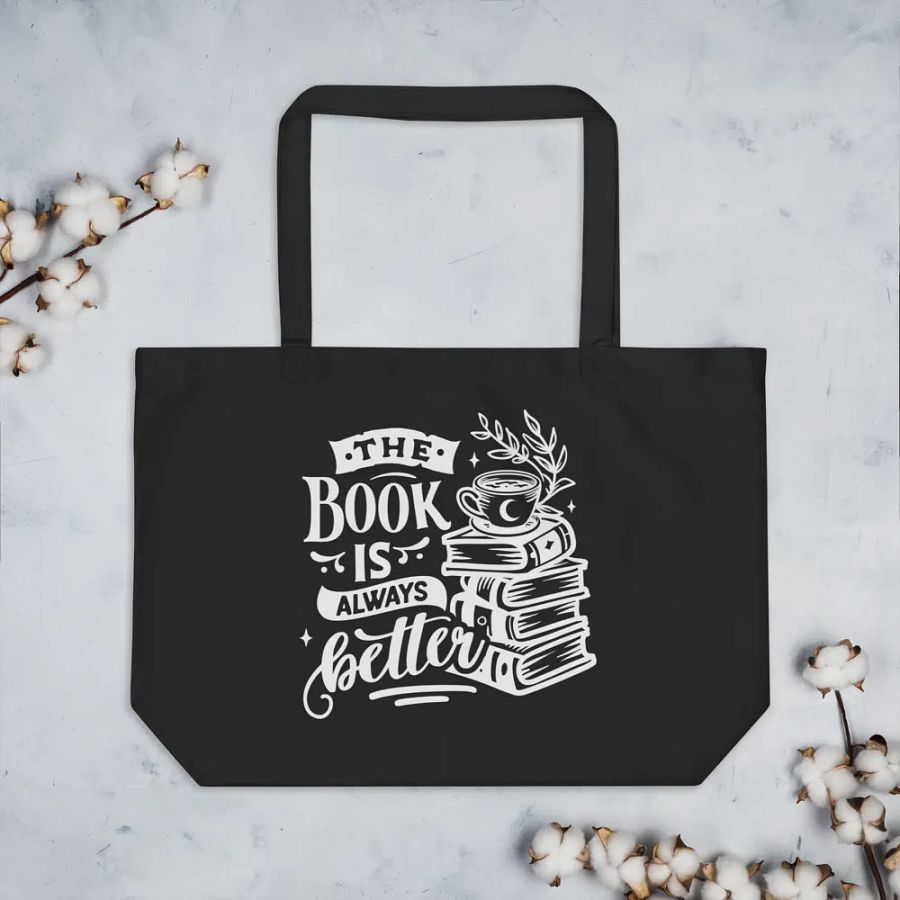 The Book Is Always Better Bag product image (7)