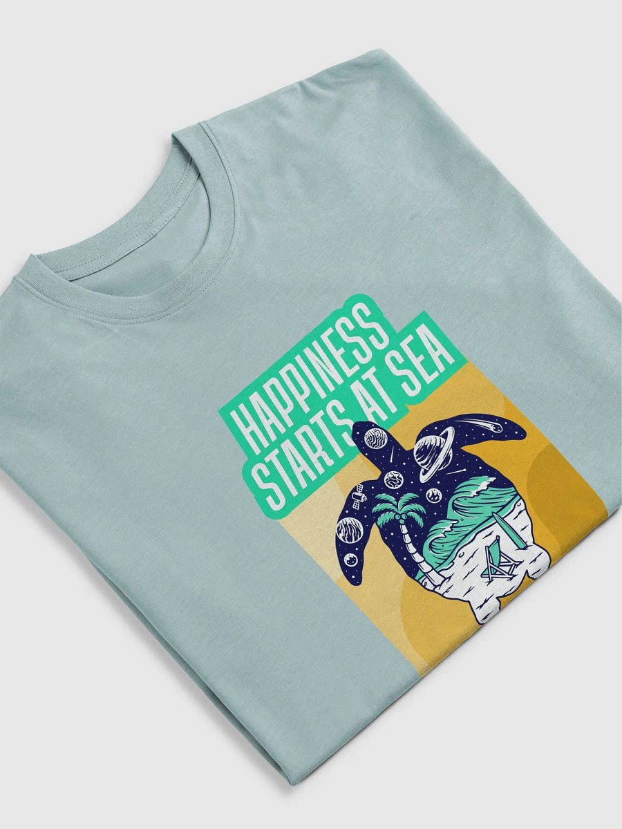 Sea Turtle Bliss Men's Tee Happiness starts at sea product image (31)