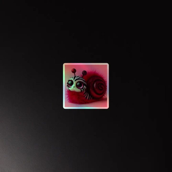 Whimsical Snail Holographic Sticker Sheet product image (4)
