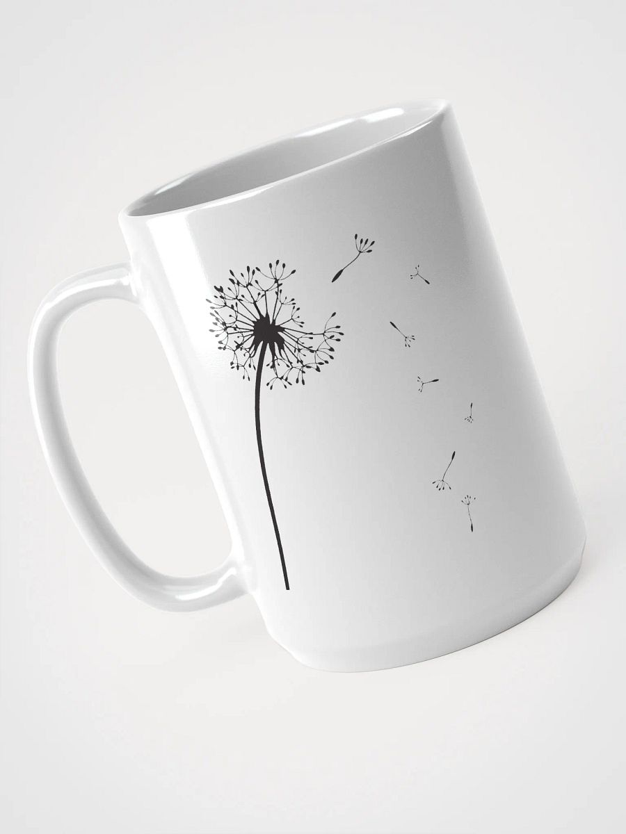 Dandelion Dream White Glossy Mug product image (3)