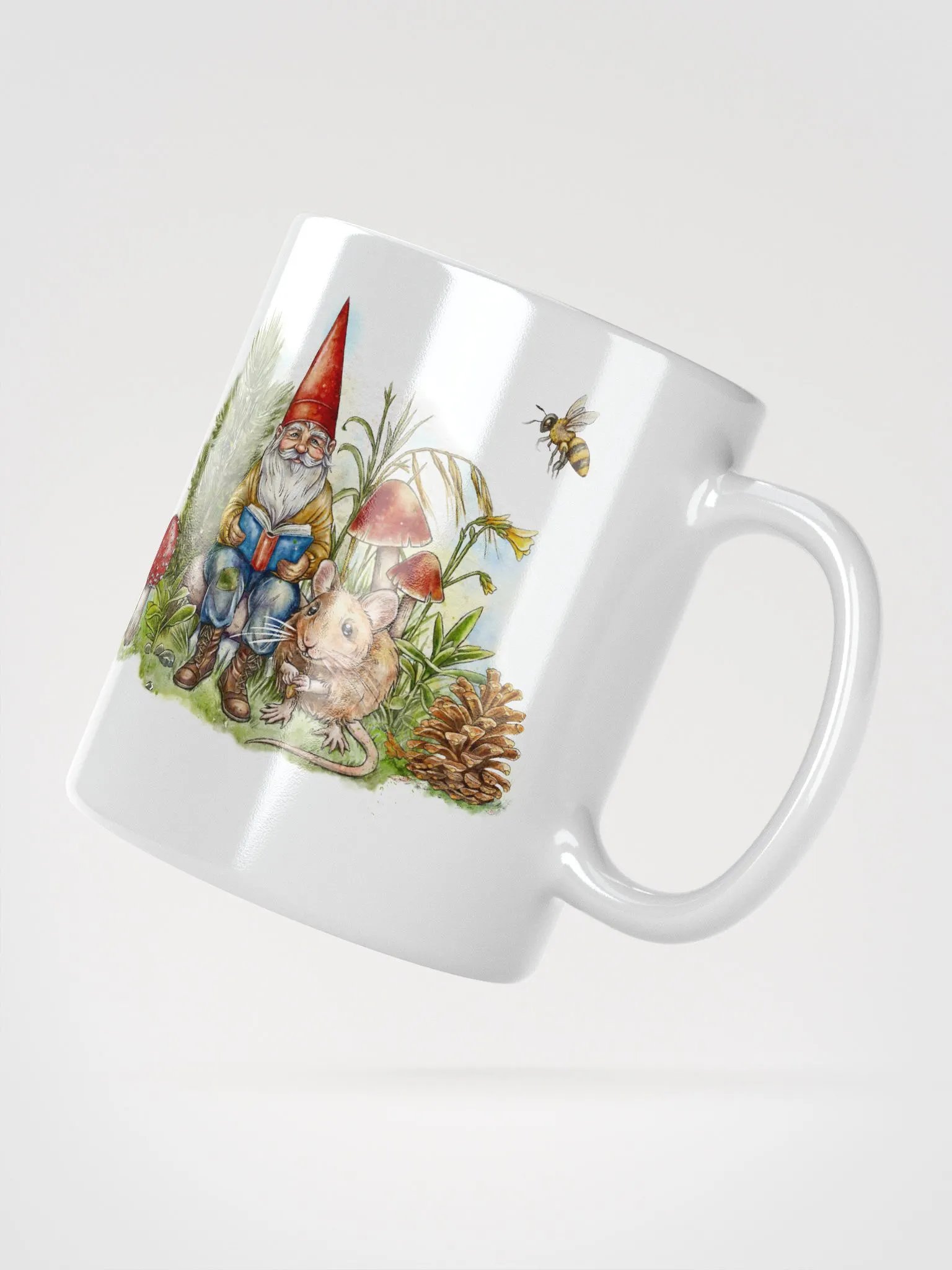 Garden Reading Gnome Mug product image (4)