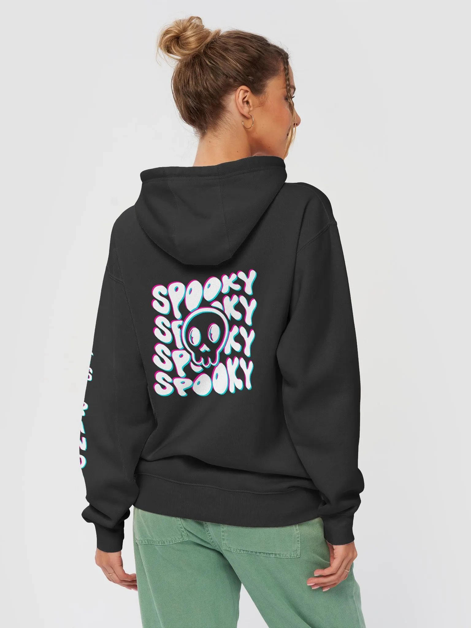 Stay Spooky Hoodie White Logo product image (4)