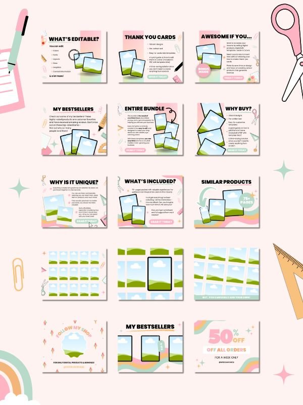 Whimsical MRR/PLR Etsy Product Images product image (3)