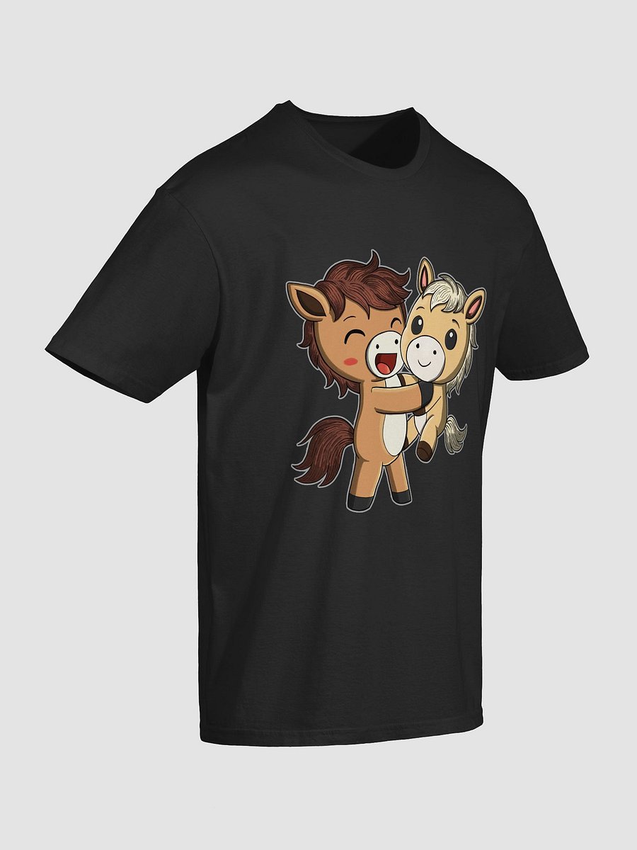 Friend-Shaped Horses T-Shirt | Cute Plush Horse Friendship Tee product image (11)