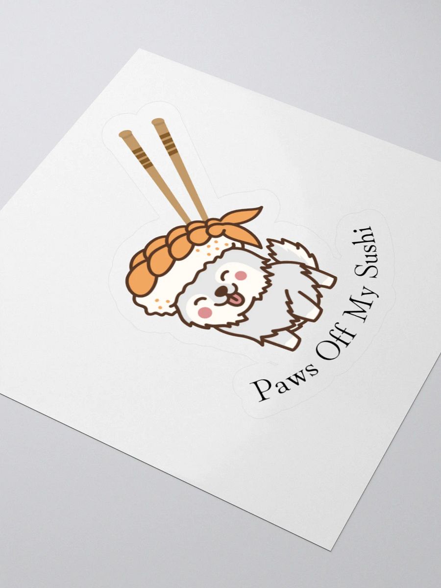 Paws Off My Sushi Sticker product image (12)