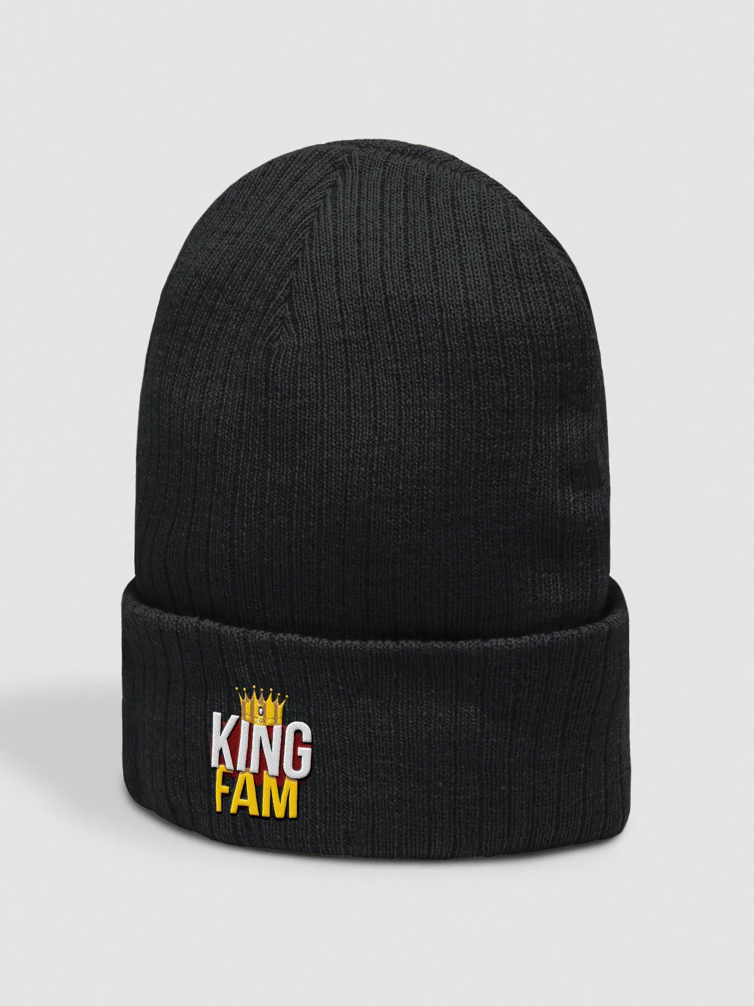 KING FAM Crowned Ribbed Beanie product image (4)