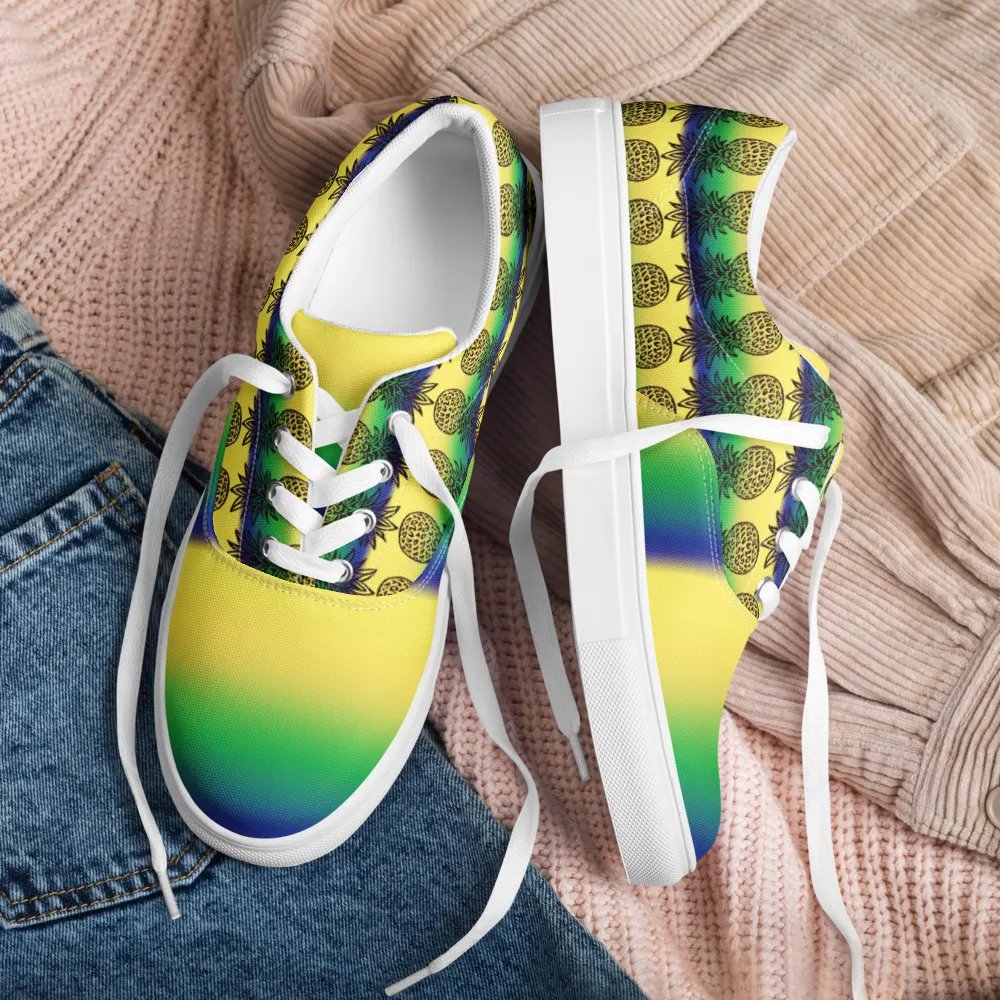 Upside Down Pineapples Women's casual shoes product image (9)