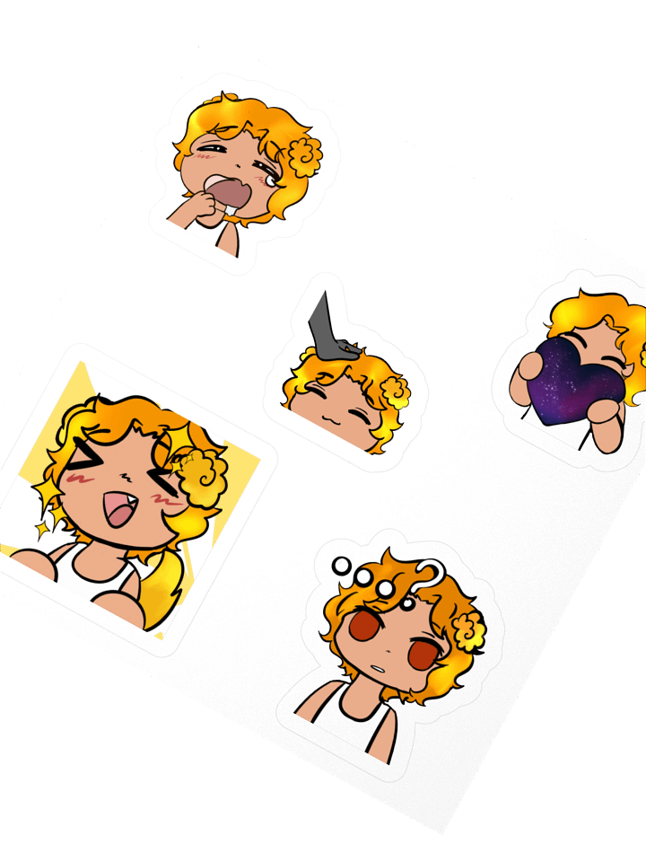 Golden Hour Shy Stickers product image (2)