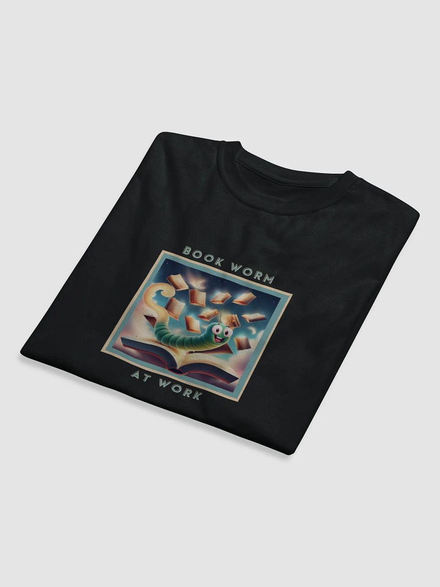 Book Worm at Work Econcious Unisex T-shirt product image (8)