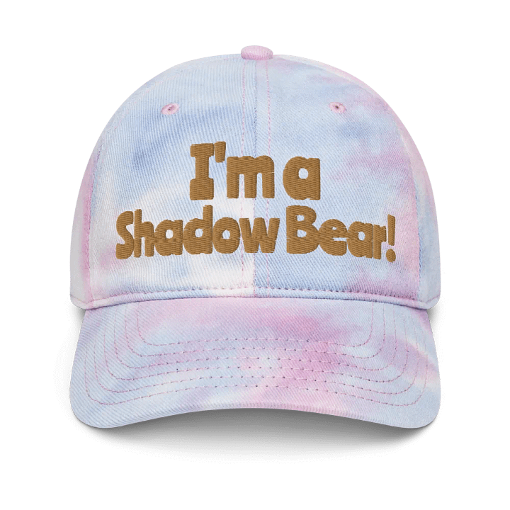 I'm a Shadow Bear tie-dyed hat product image (1)