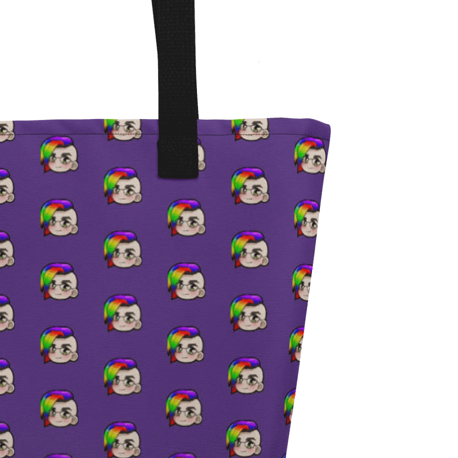 Hybrid Pride Large Tote Bag w/Pocket (Purple) product image (9)