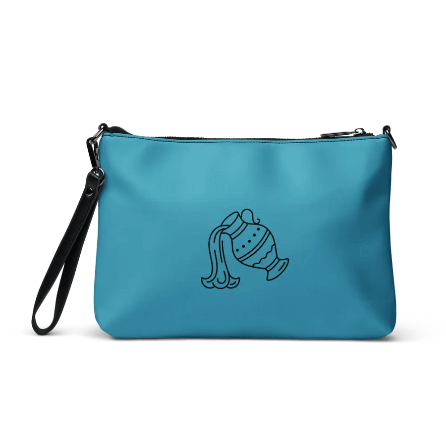 Aquarius Teal All-Over Crossbody Bag product image (5)