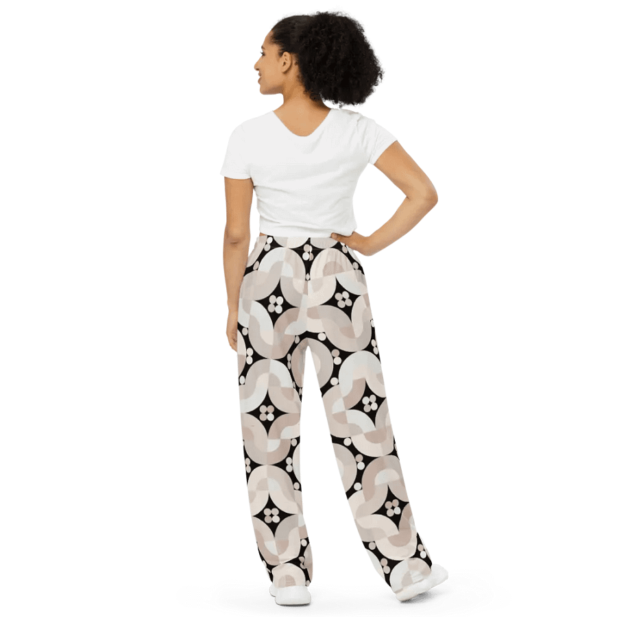 BUIII Retro Harmony: Whispering Sands Wide-Leg Pants product image (3)