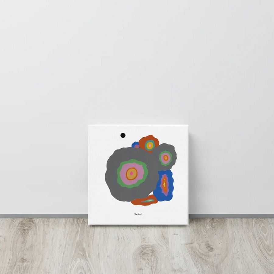 Abstract Stones Square Canvas Print product image (8)