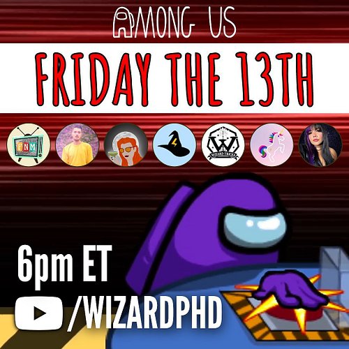 It’s my birthday week and also Friday the 13th, so all I wanted to do was play games with my sus friends 😂

Come watch me try...