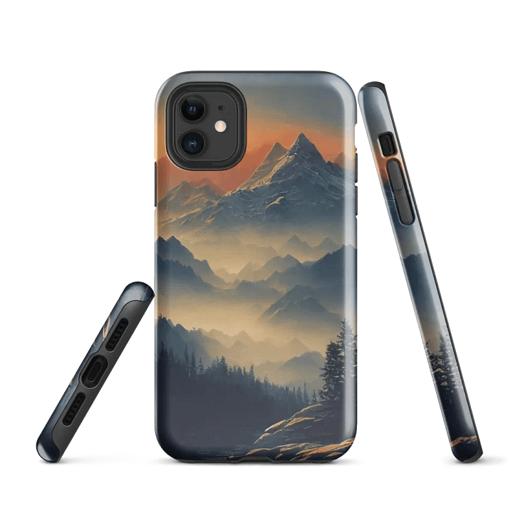 Tranquil Mountain Serenity - Iphone case product image (1)