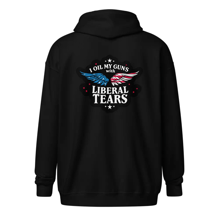 Zip Hoodie: Liberal Tears Gun Oil product image (2)