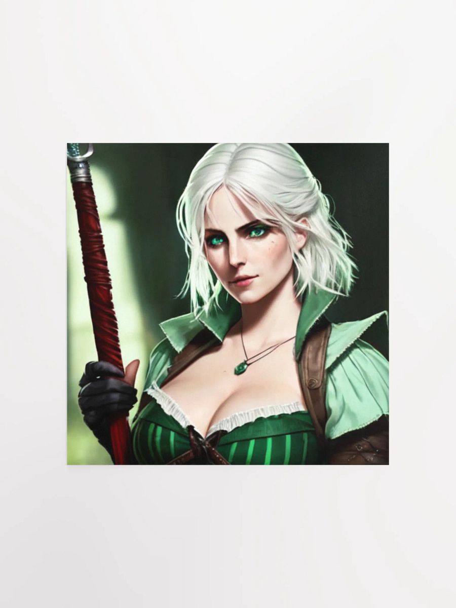 Enchanting Green-Eyed Sorcerer Poster product image (2)