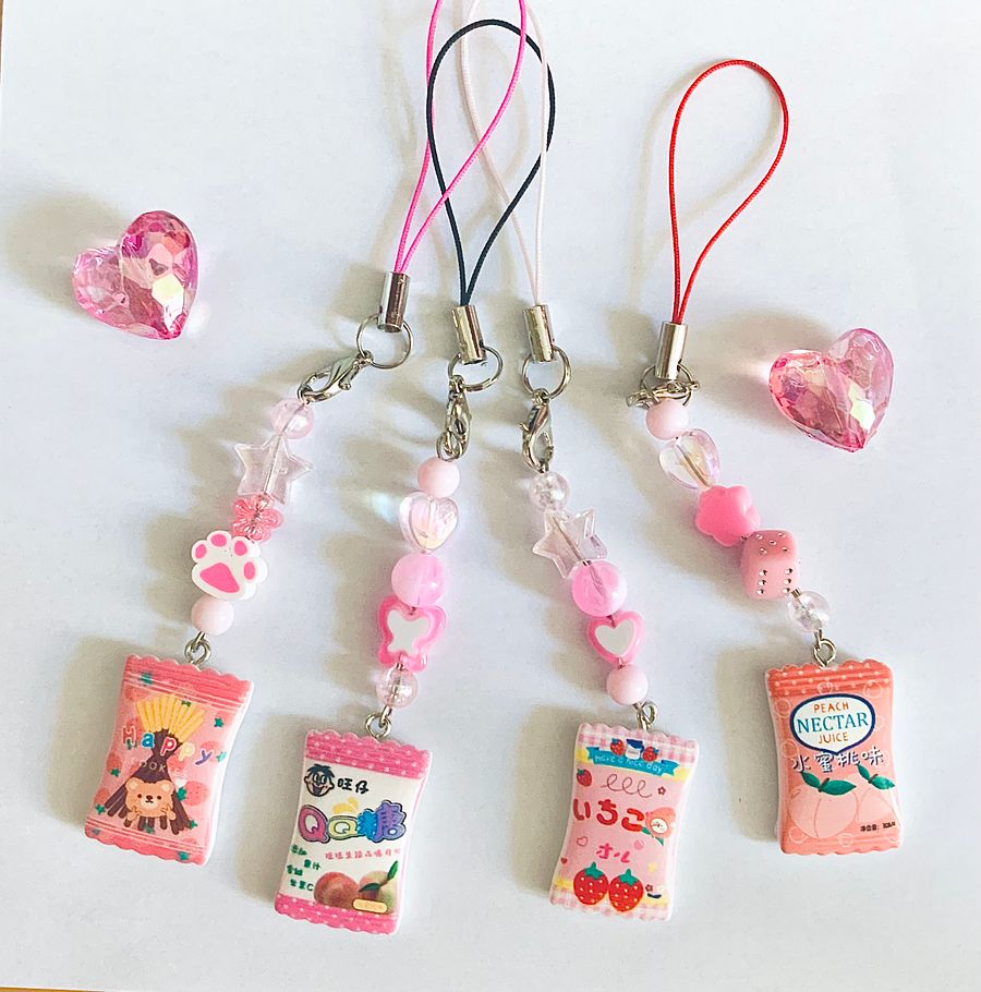 Phone Charm Series A. Kawaii Japanese / Asian Snacks product image (1)