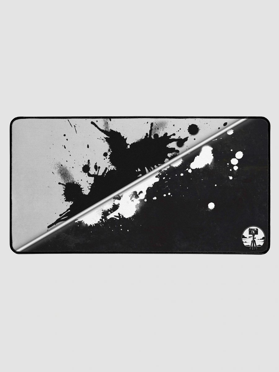 Black & White Splatter Deskpad product image (1)