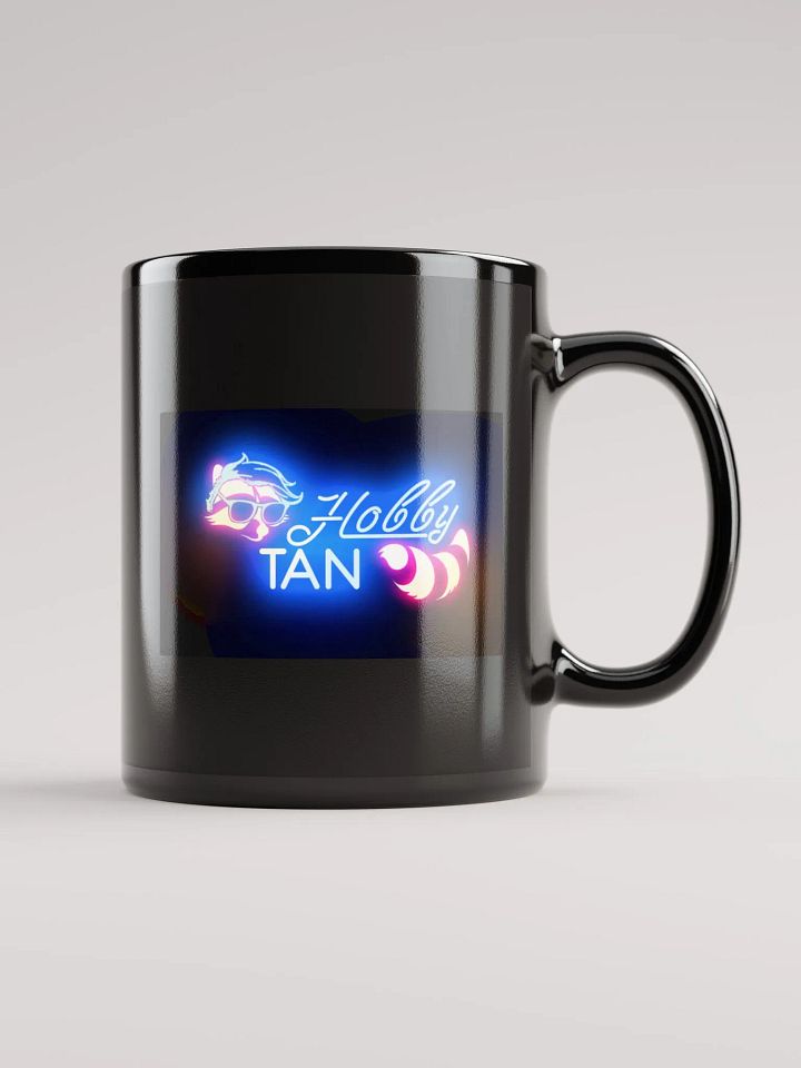 Hobby Happy Hour Glossy Black Mug - HobbyTan Edition product image (1)