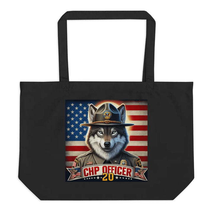 CHP Officer Wolf Organic Tote product image (1)