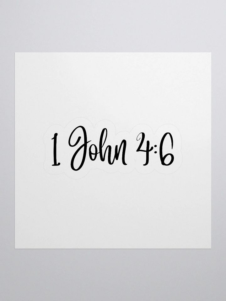 1 John 4:6 product image (1)