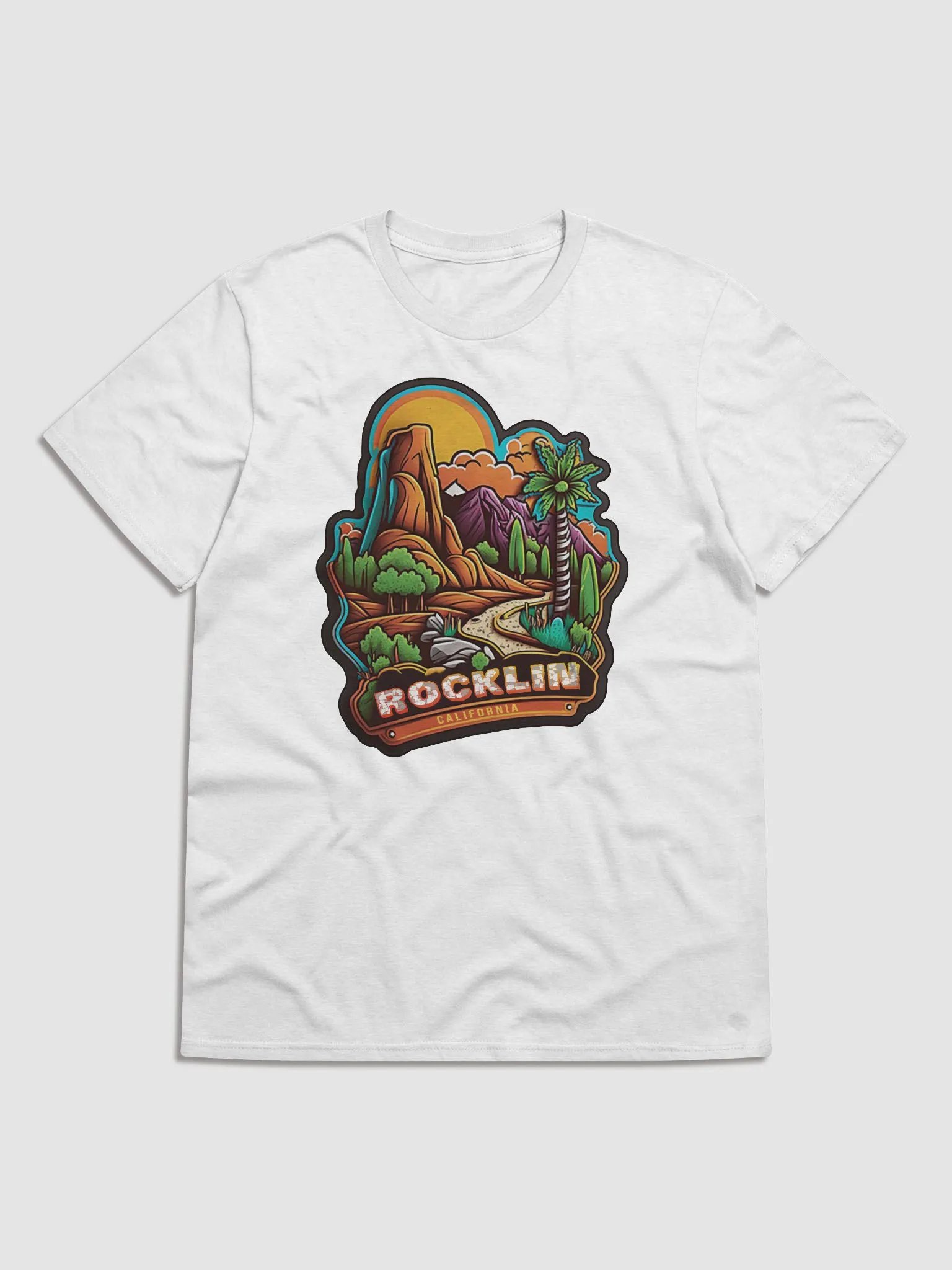 Rocklin - California, Hills & Granite Tee product image (1)