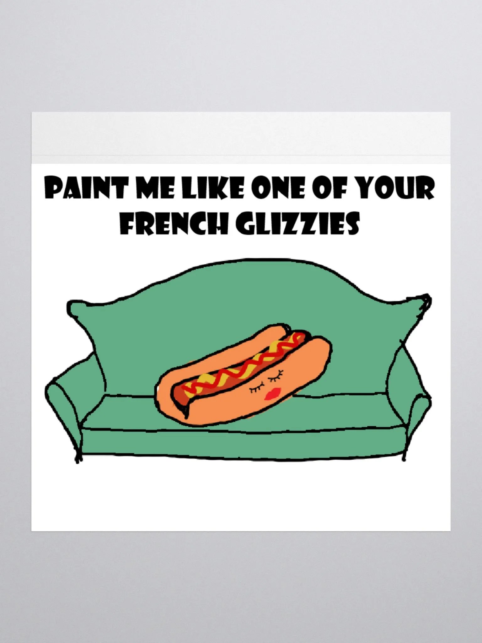 French Glizzy Sticker product image (1)