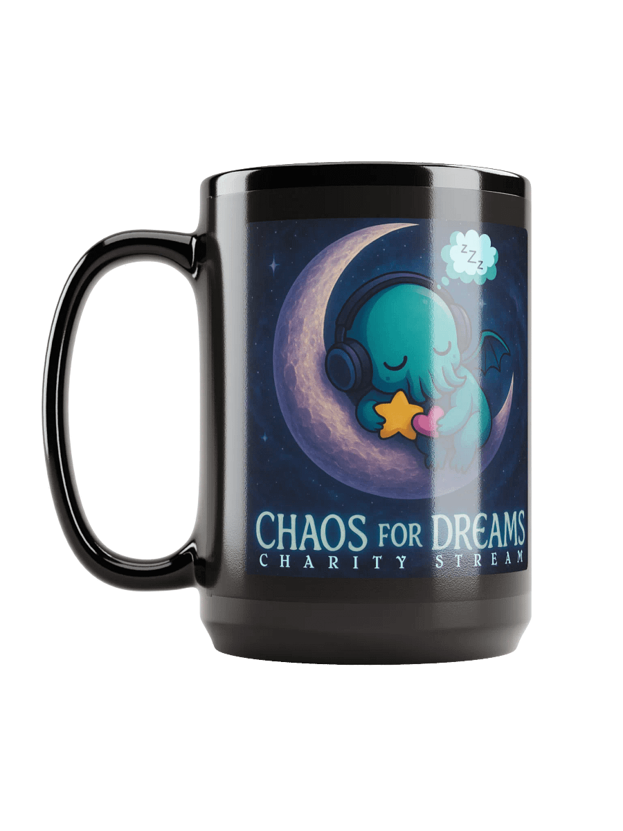 Chaos for Dreams Black Mug product image (6)