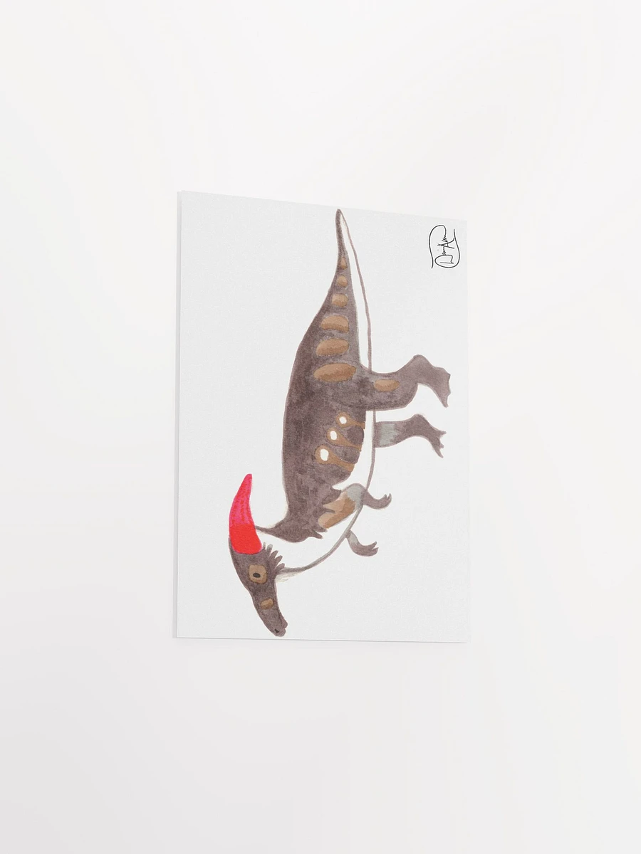 Parasaurolophus Watercolour Print product image (3)