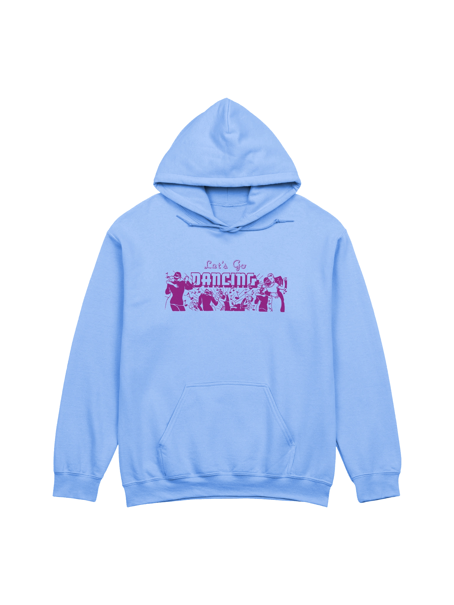 'Let's Go Dancing' Hoodie — Light product image (1)