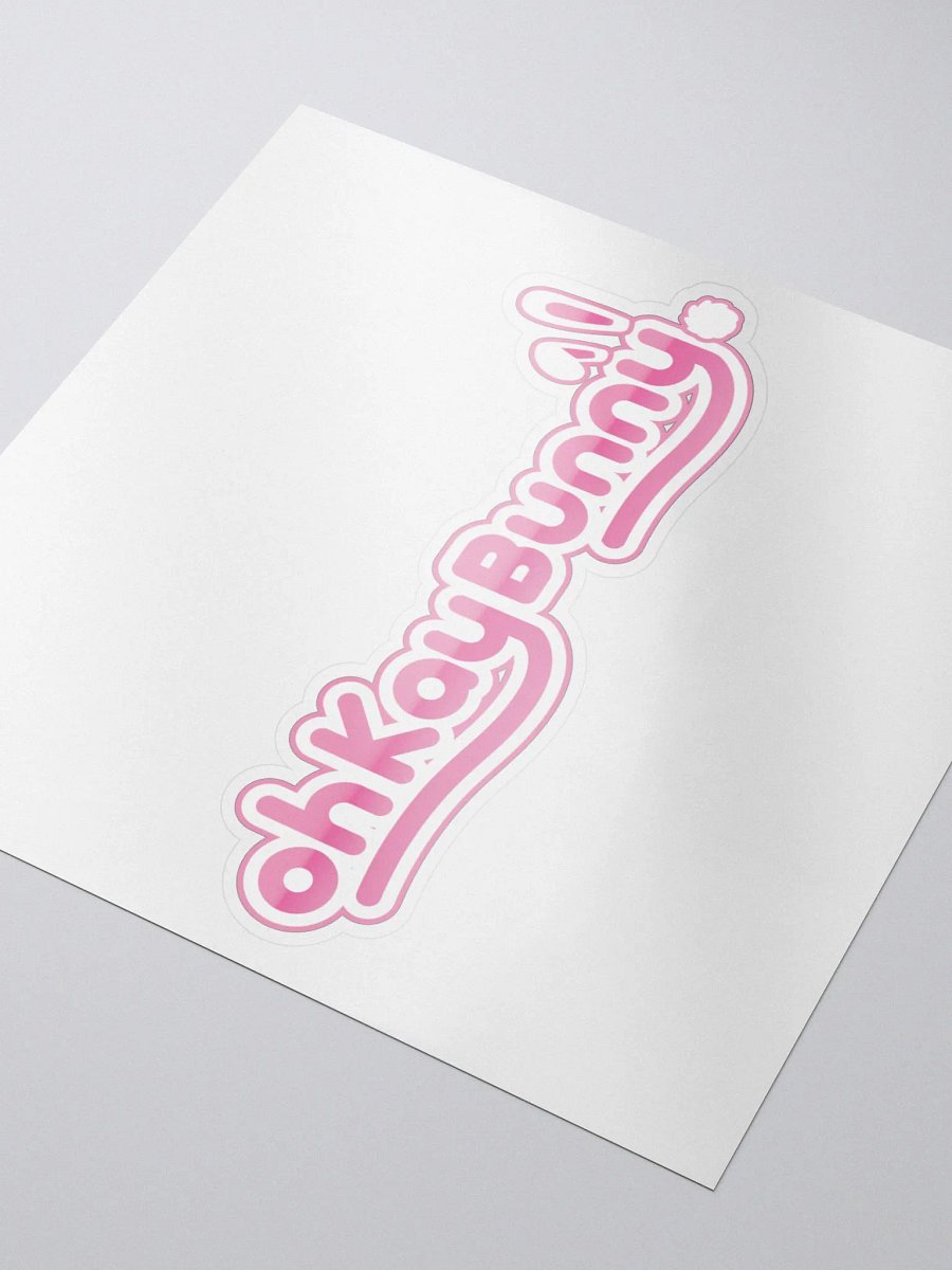 ohKayBunny Logo Sticker product image (3)