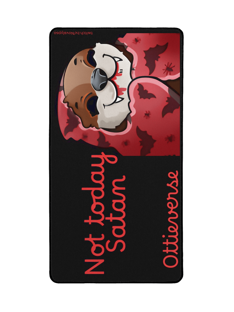 Not Today Satan Large Mousepad product image (2)