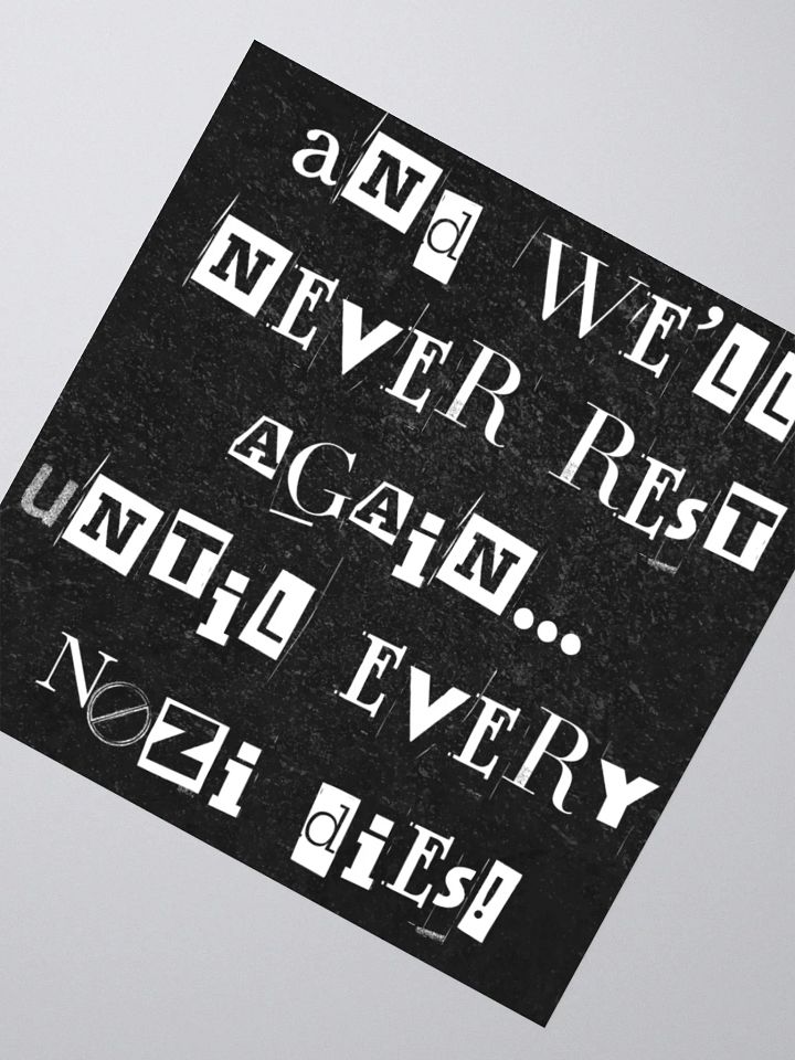 Resist Hate Sticker product image (2)