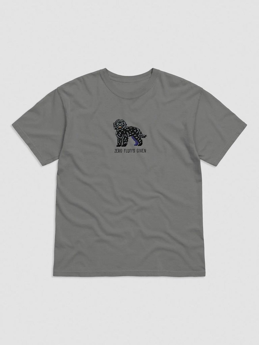 Zero Fluffs Given T-Shirt(Embroidered) of a Cockapoo(Black) product image (6)
