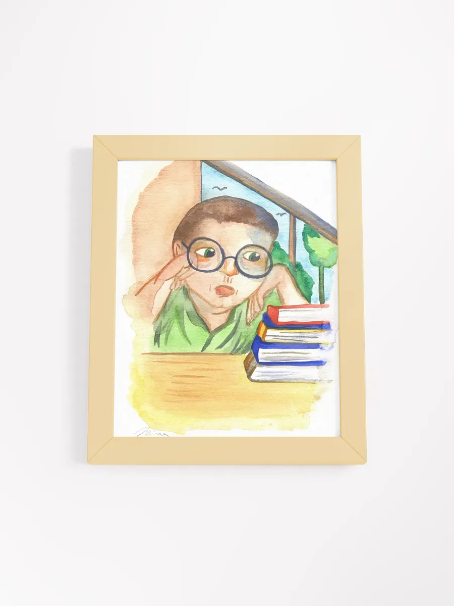 Homework...again Framed Print product image (2)