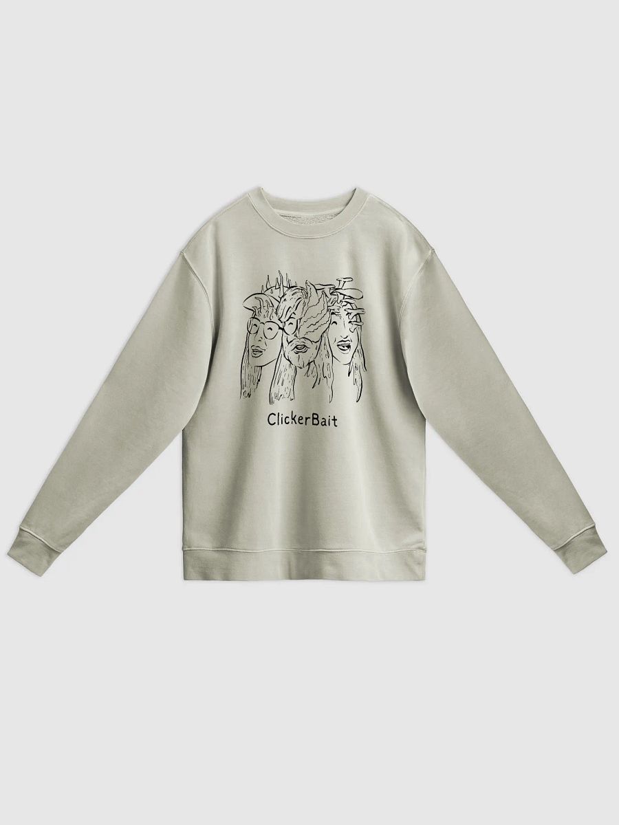 ClickerBait Hosts Black Outline Sweatshirt product image (1)