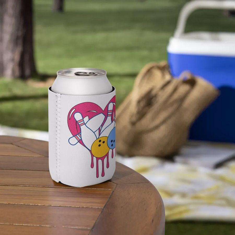 Heart Bowling Can Cooler product image (6)