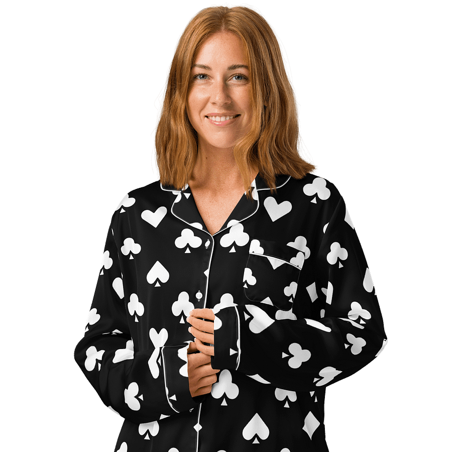 Chic Card Suit Pajama Top product image (3)