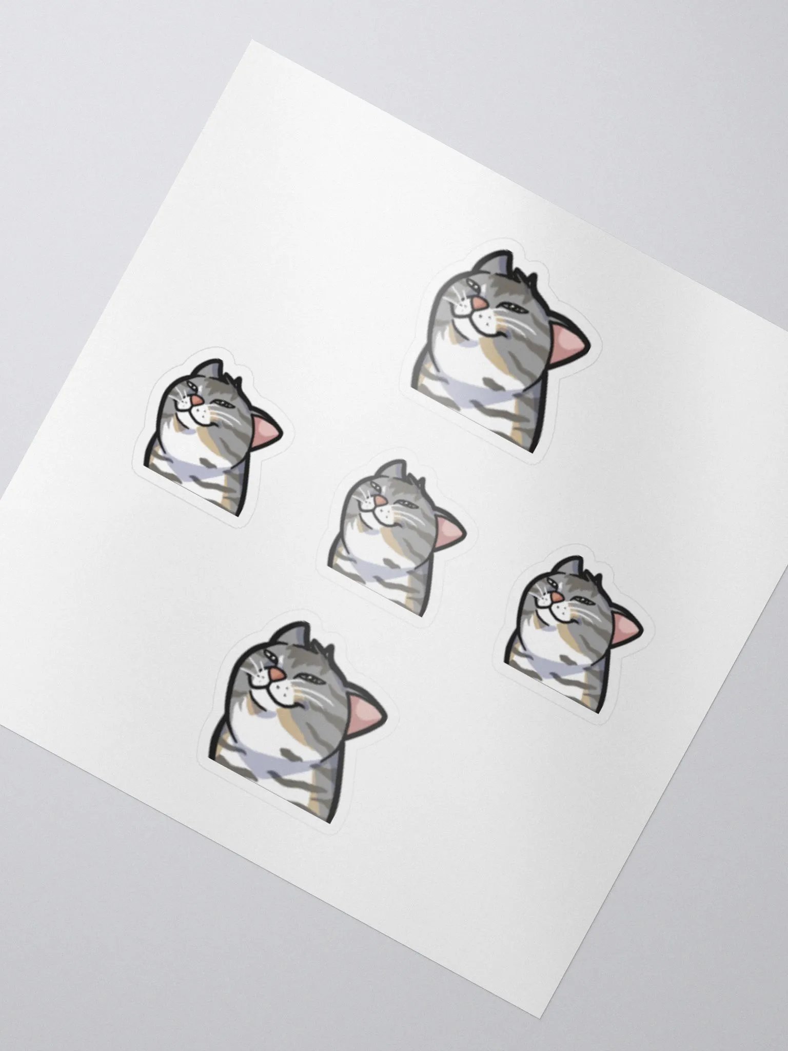 Smug Cat Sticker Sheet product image (2)