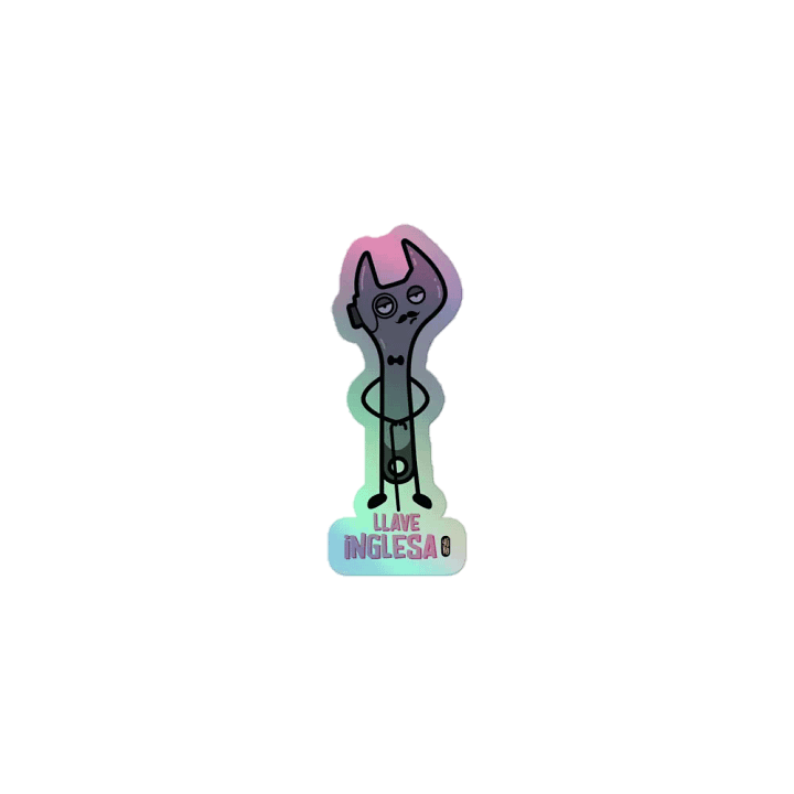 Llave Inglesa - Sticker (Holographic Kiss Cut) product image (1)