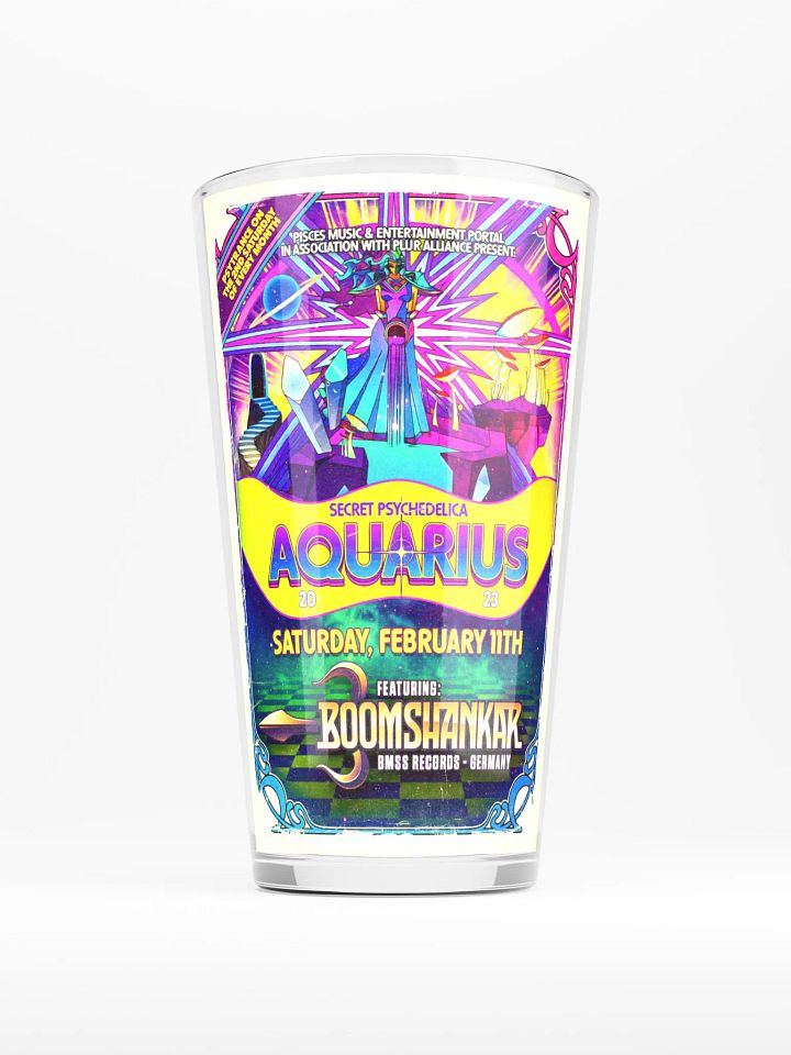 Aquarius 2023 Shaker Pint Glass product image (1)