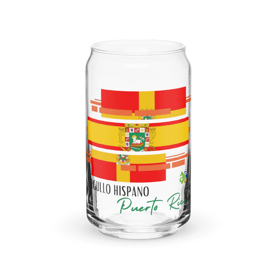 Vaso de cristal - Orgullo Hispano Puerto Rico product image (1)