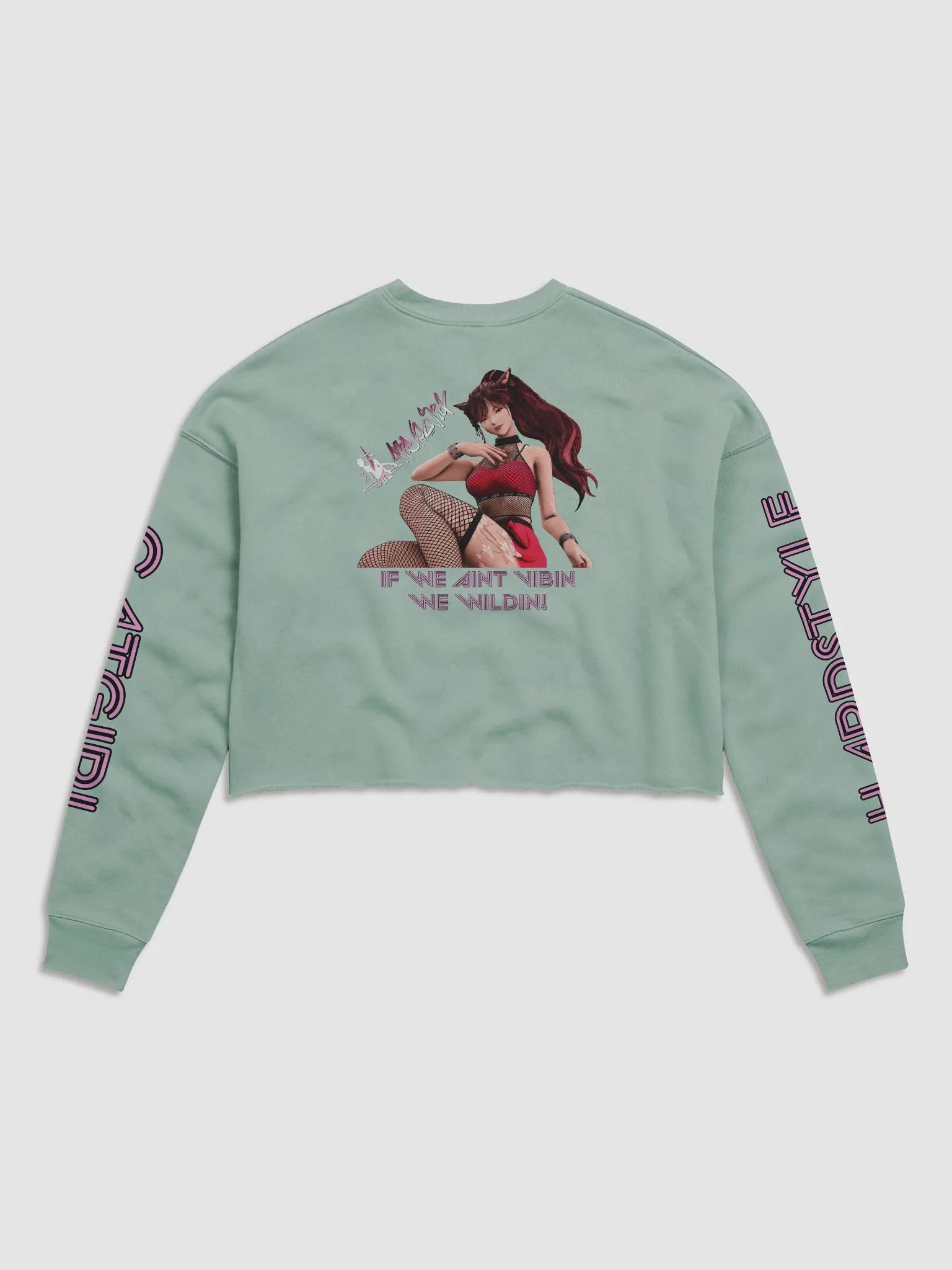 Hardstyle Catgirl Crop Sweater product image (18)