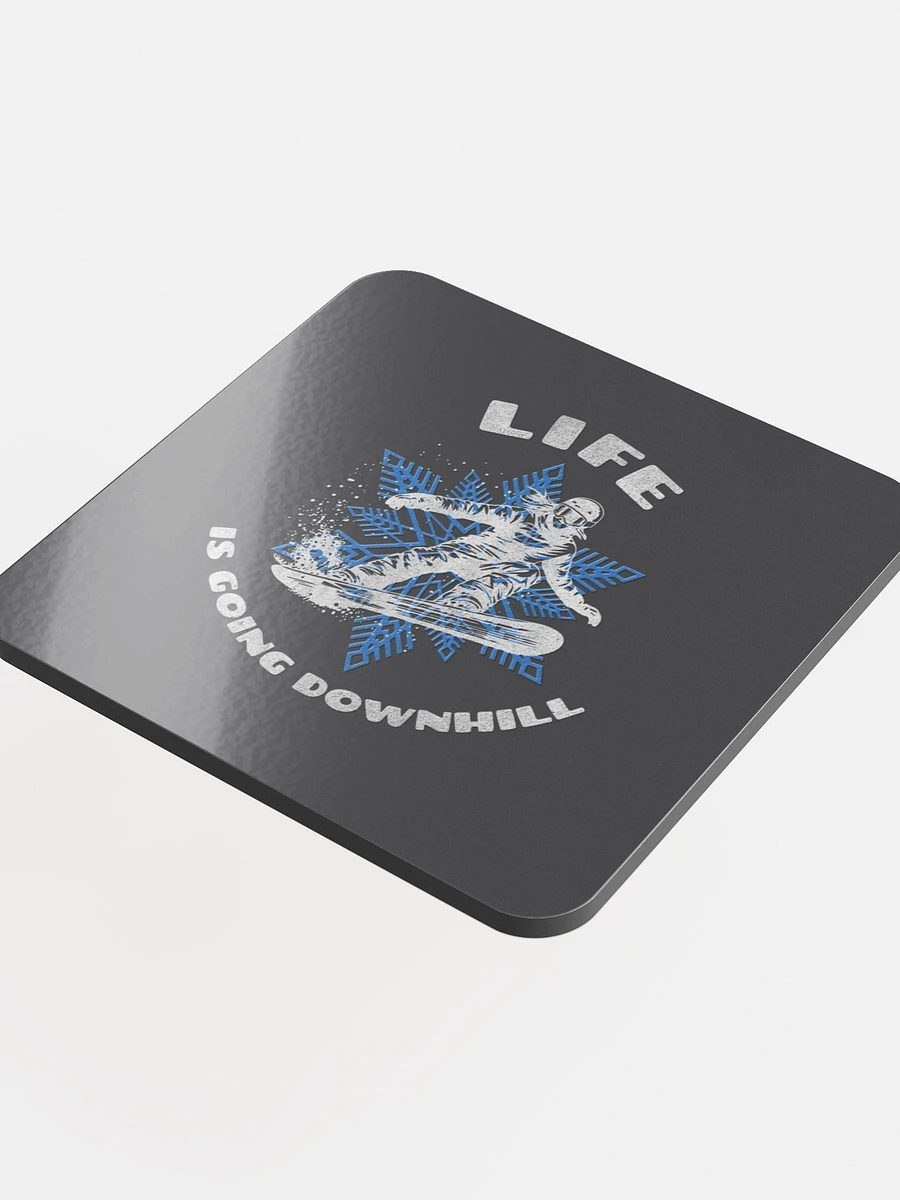 Life Is Going Downhill Beverage Coaster product image (4)