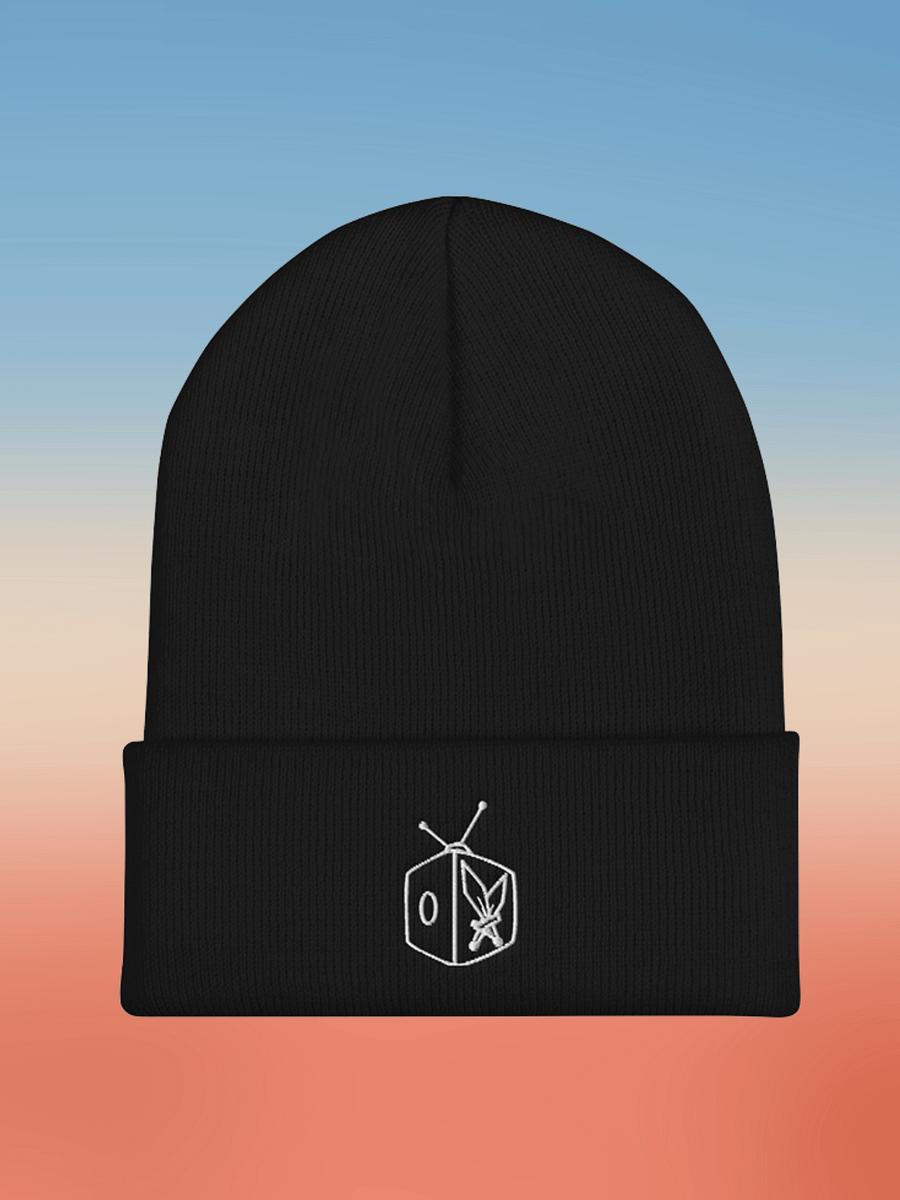 All Ages of Geek Cuffed Black Beanie product image (1)